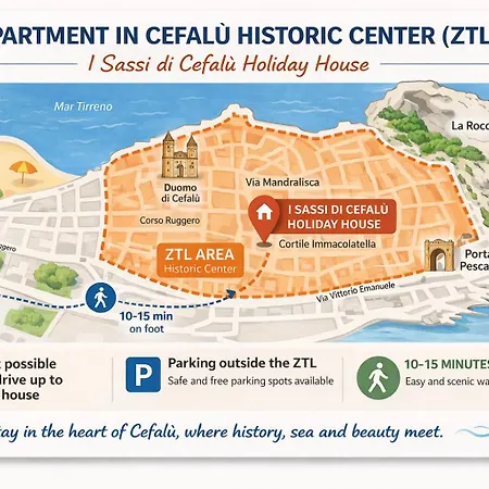 I Sassi Di House Daire Cefalù